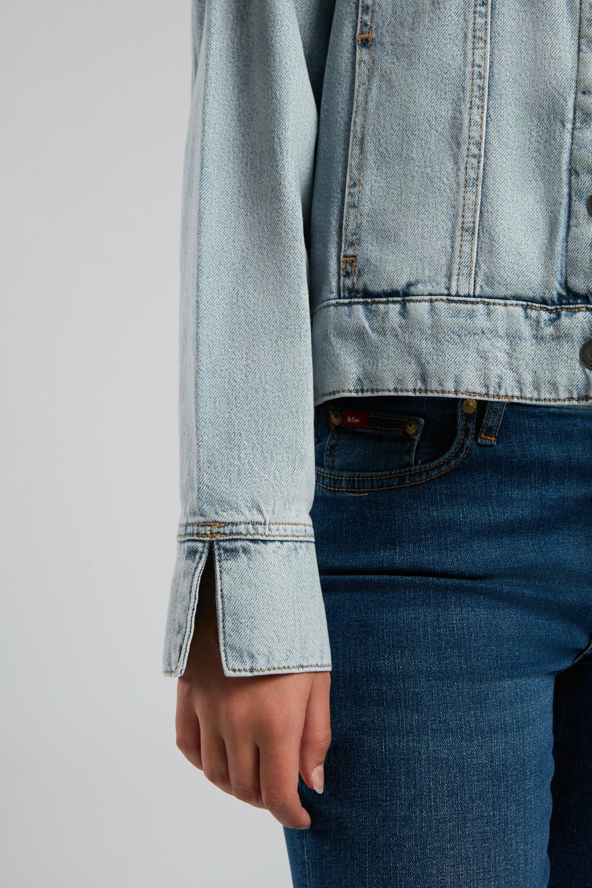 Valery Kadın %100 Pamuk Jean Ceket Denim