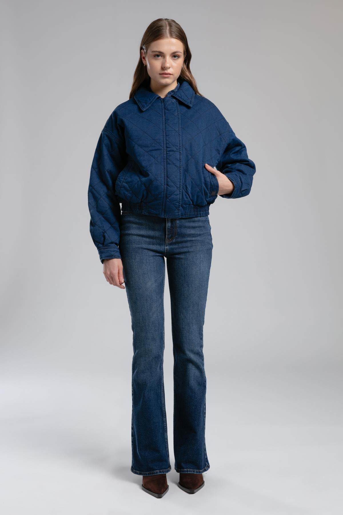 VERTI 3 KADIN JEAN CEKET