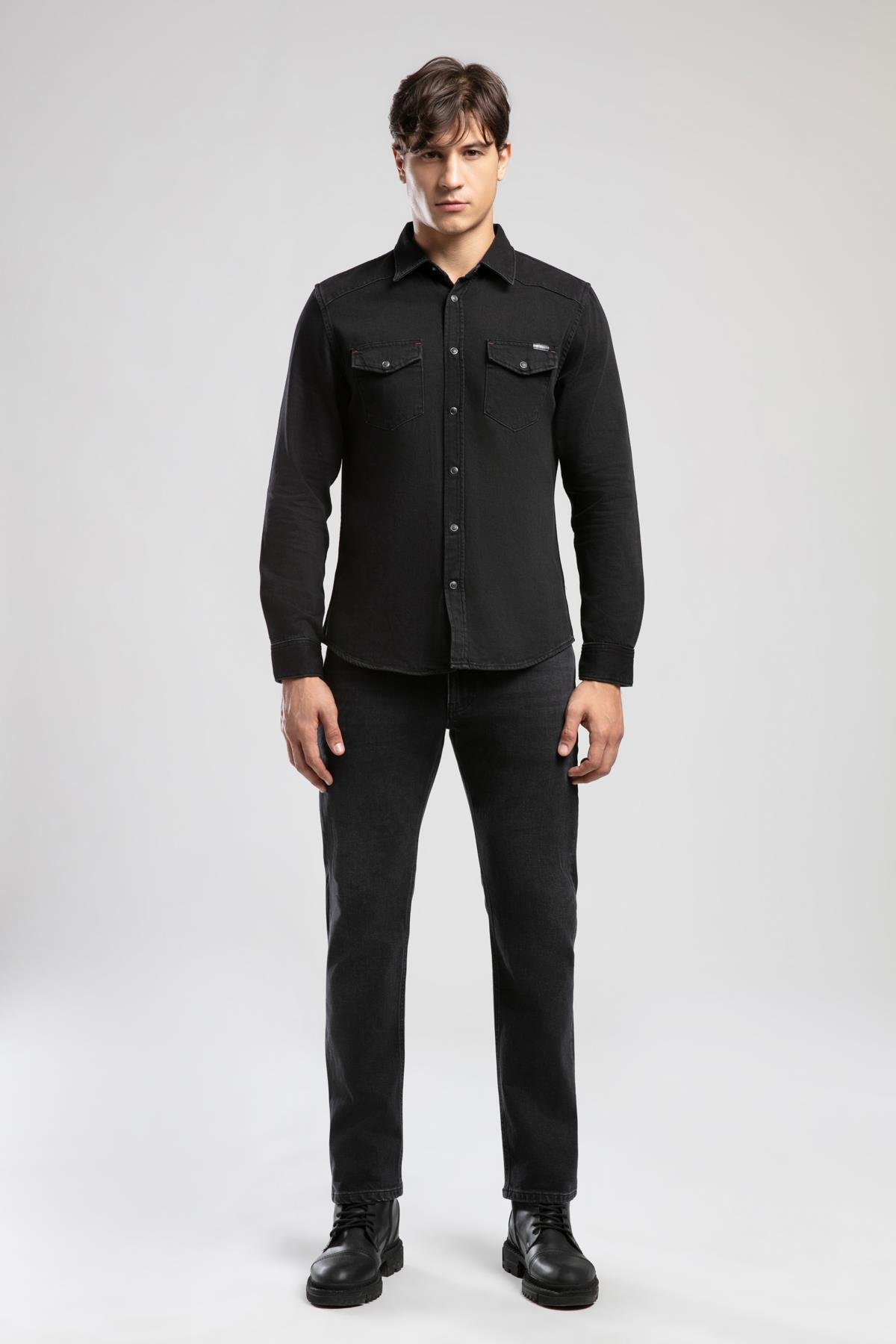 WORNER 2 ERKEK JEAN GÖMLEK