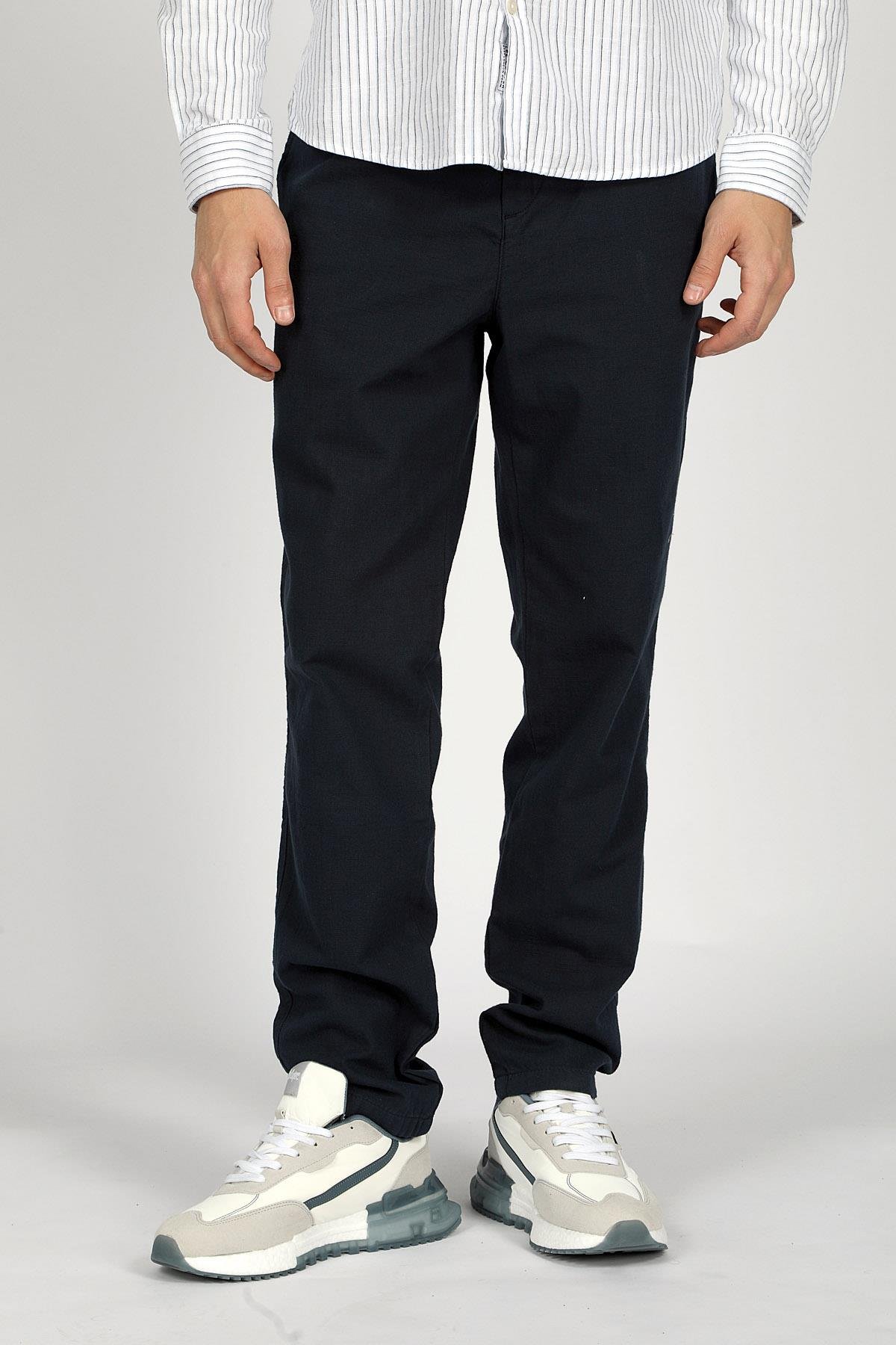 Zarse Erkek Dokuma Pantolon Lacivert