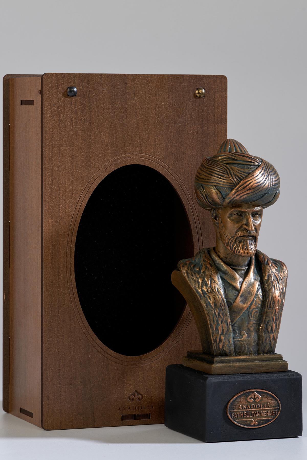 Fatih Sultan Mehmet Mermerit Büst Heykel