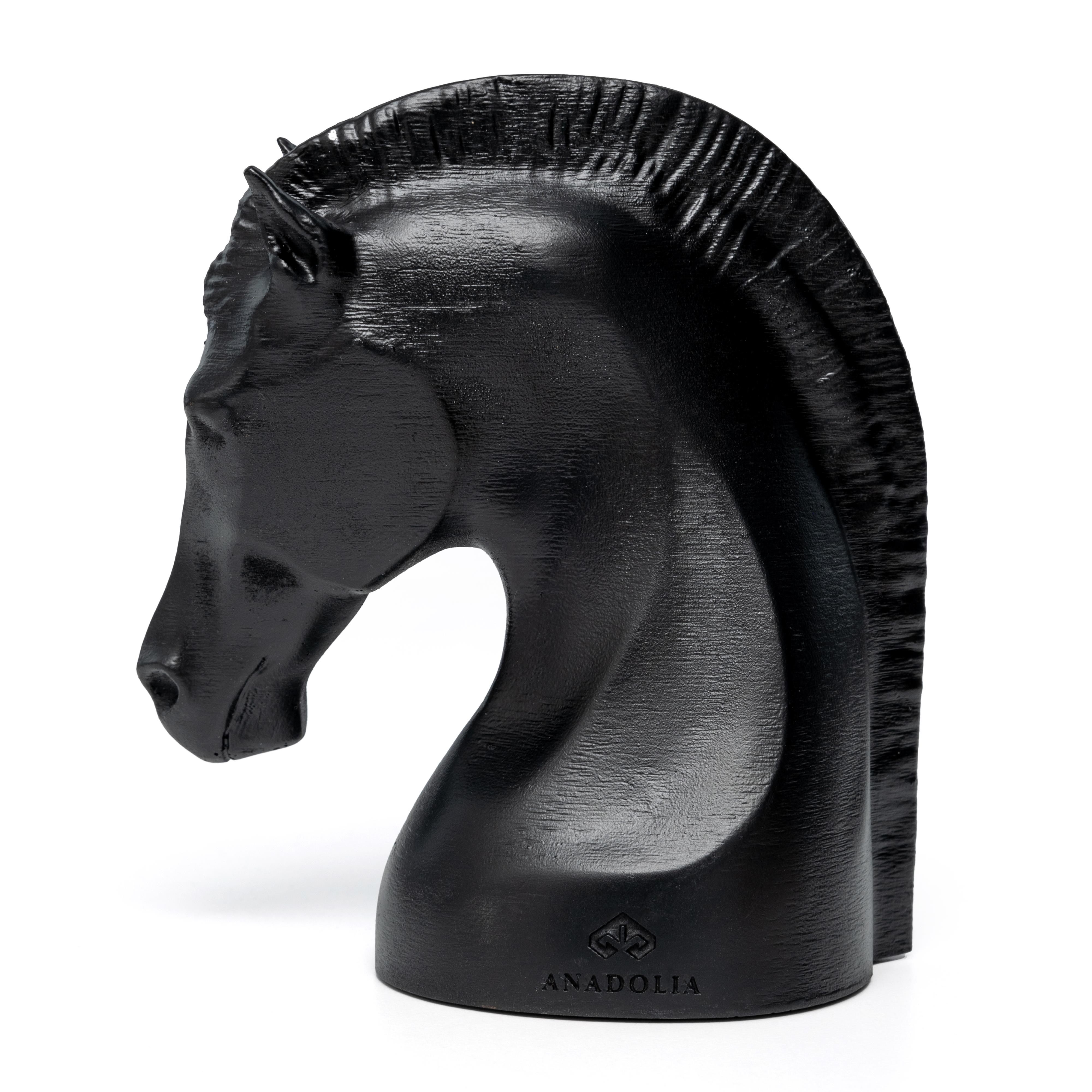 Altın Atın Başı Masa Üstü Dekoratif Obje