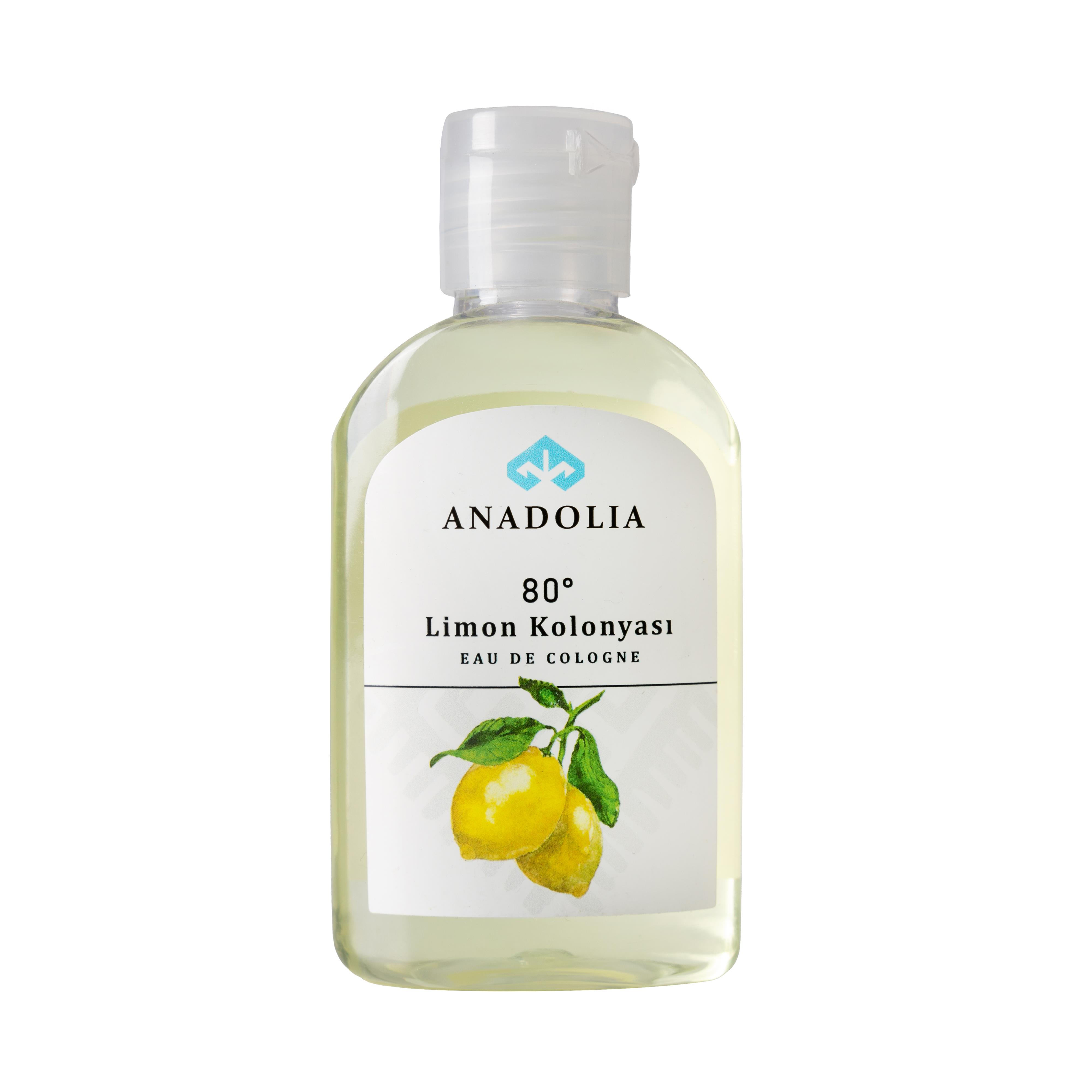 Anadolia Limon Kokulu 80° Cep Boy Kolonya 53 ml