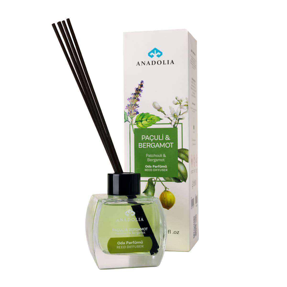 Paçuli & Bergamot Premium Çubuklu Oda Kokusu 120 ml