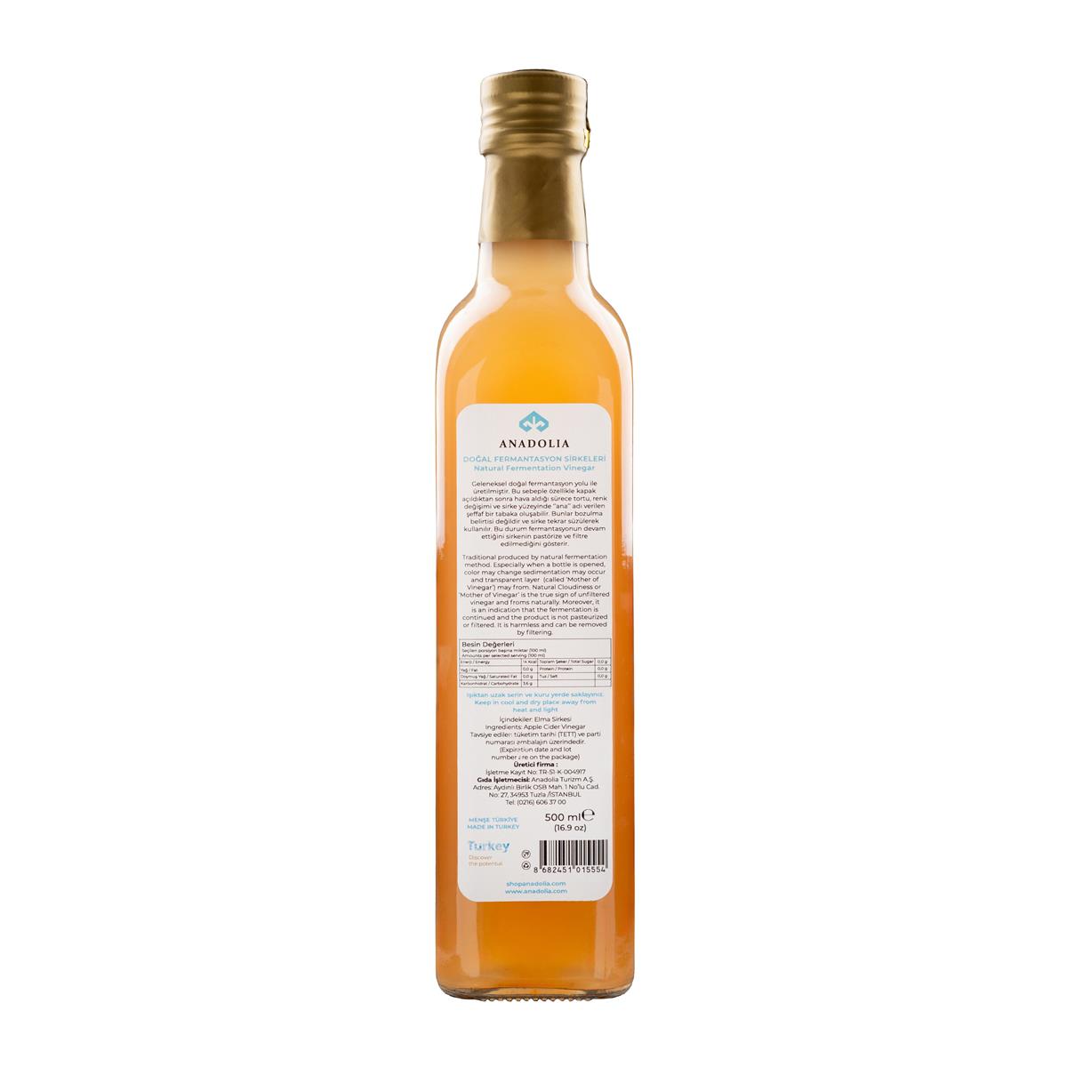 Elma Sirkesi Doğal Fermantasyon 500 ml