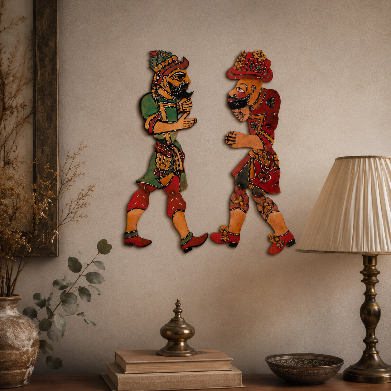 Hacivat Karagöz Dekoratif Duvar Süsü