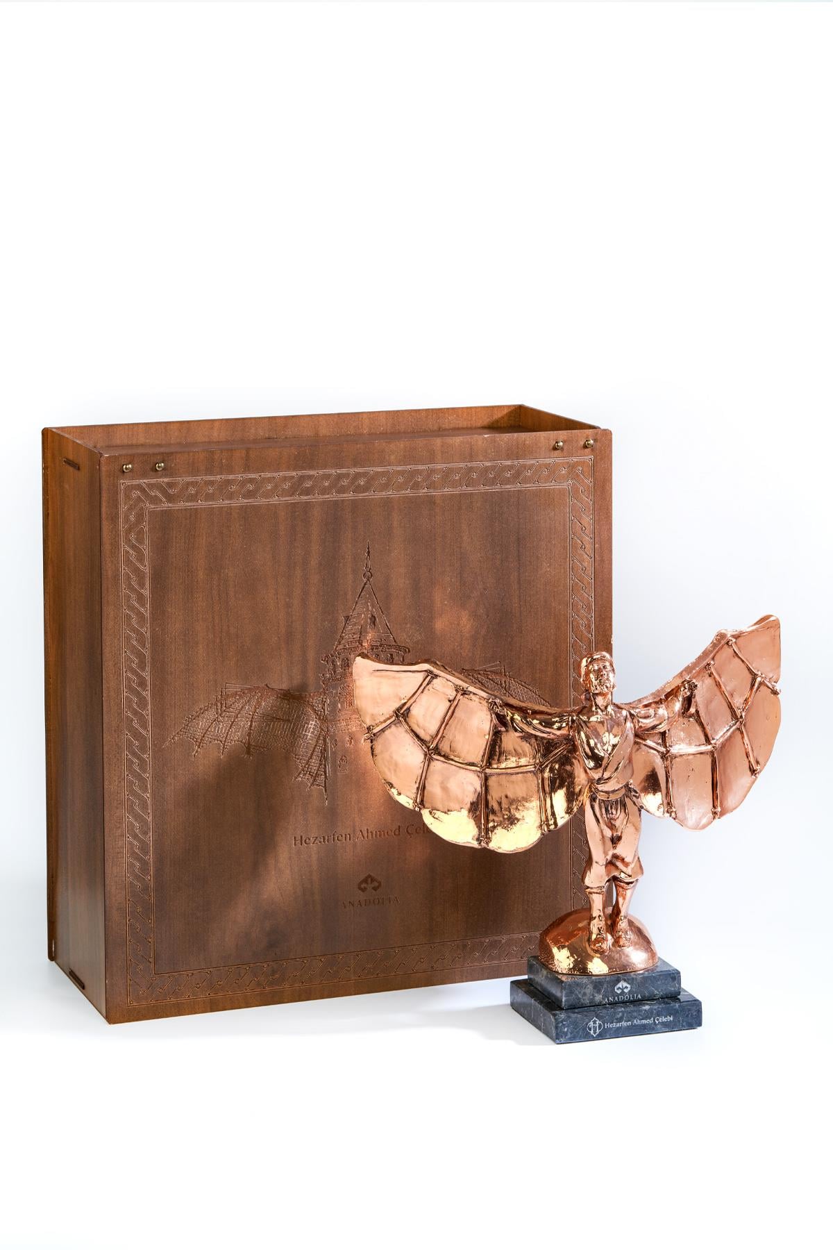 Hezârfen Heykeli Bronz Kaplama