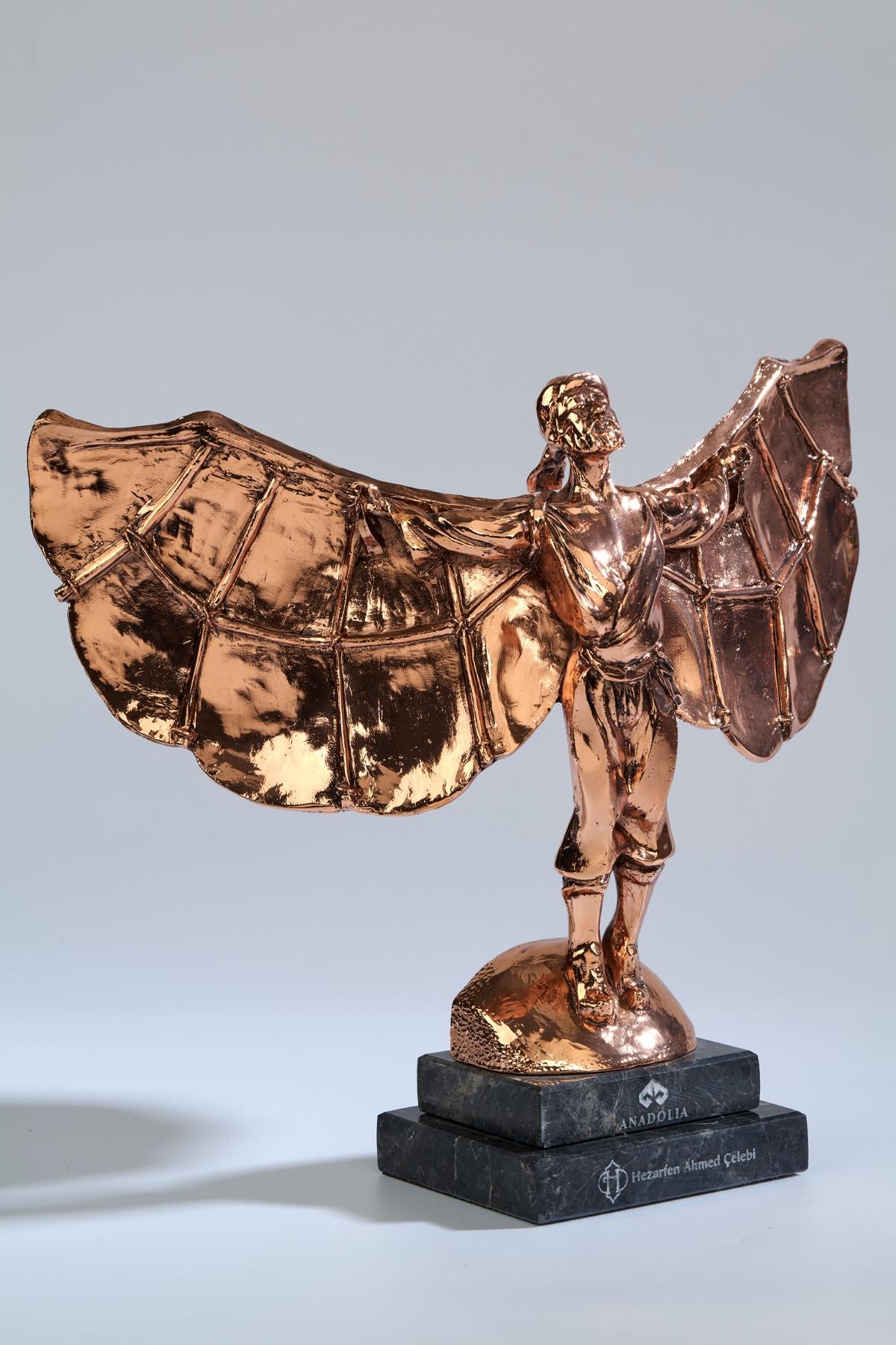 Hezârfen Heykeli Bronz Kaplama
