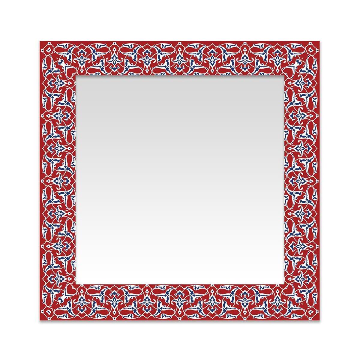 Rumi Kırmızı Kare Ayna