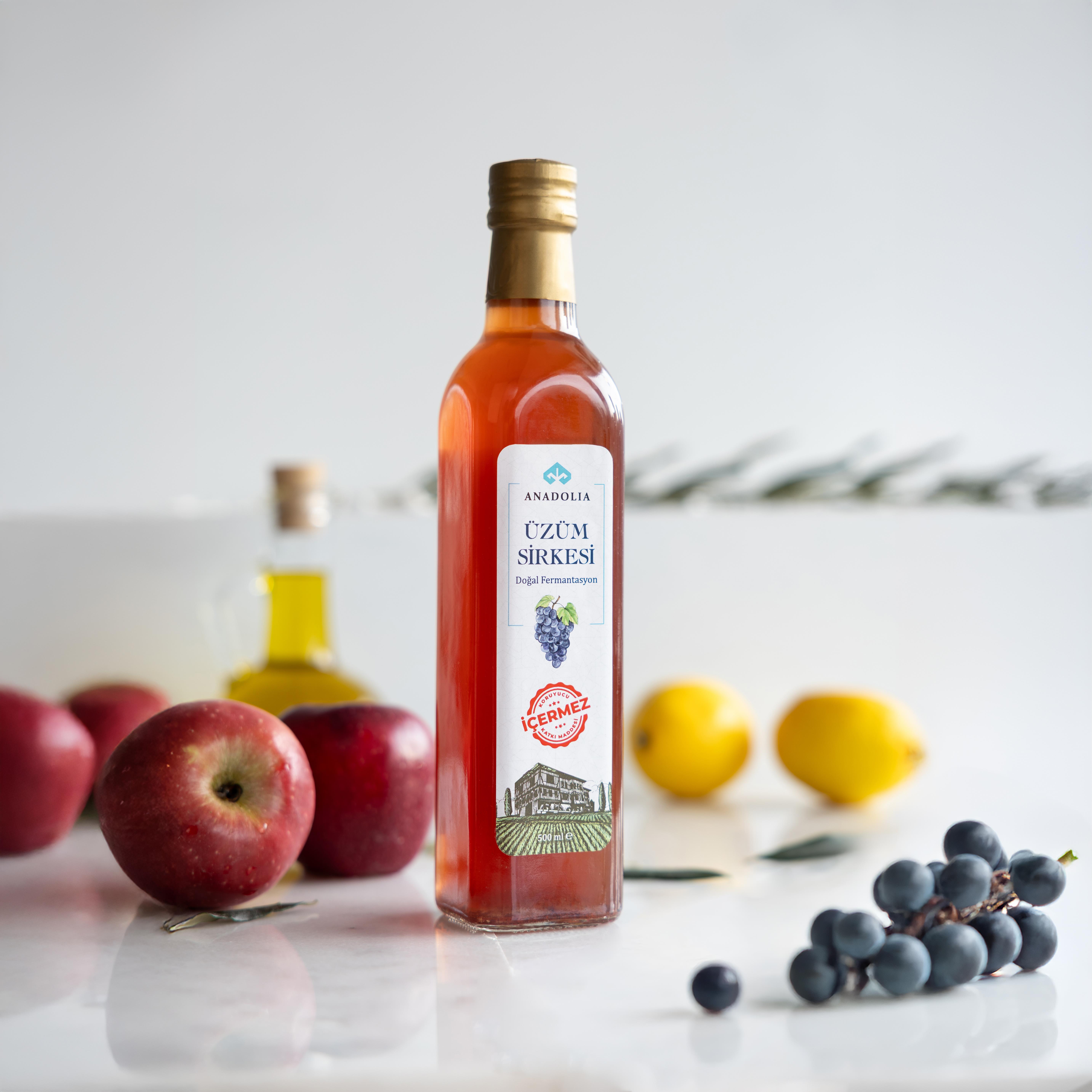 Üzüm Sirkesi Doğal Fermantasyon 500 ml