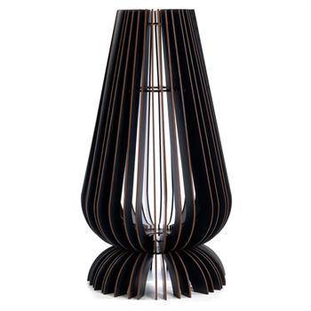 Derviş Ahşap Dekoratif Lambader Orta Boy