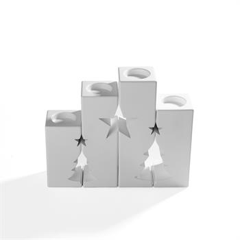Yılbaşı Temalı 4lü Tealight Mumluk