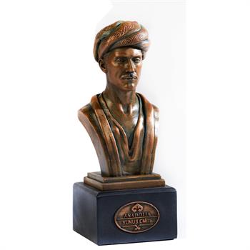 Yunus Emre Mermerit Büst Heykel