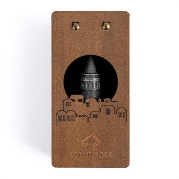 Galata Kulesi Mini Metal Obje Antik Gümüş
