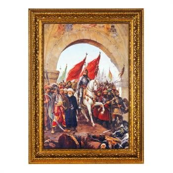 Fausto Zonaro Sultan Mehmedin İstanbula Girişi Tablo