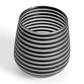 Modern Tasarımlı Çizgili 6lı Kahve Yanı Mini İkram Bardağı Seti
