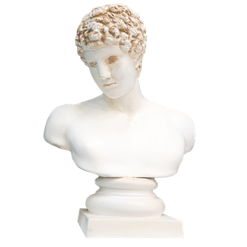 Yere Bakan Antinous Mermerit Büst