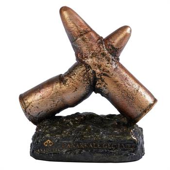 Çarpışan Kurşunlar Mermerit Heykel