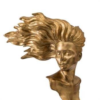 Kadın Bronz Döküm Büst