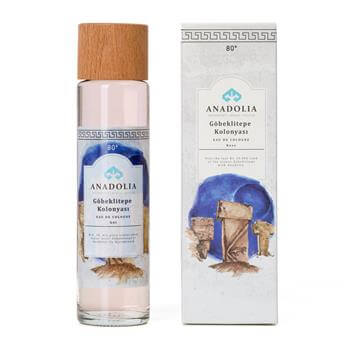 Göbeklitepe Gül Kokulu 80° Cam Şişe Kolonya 180 ml