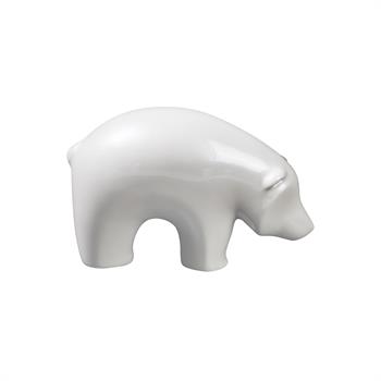 Minimal Hayvanlar Serisi Aşağı Bakan Ayı Dekoratif Obje