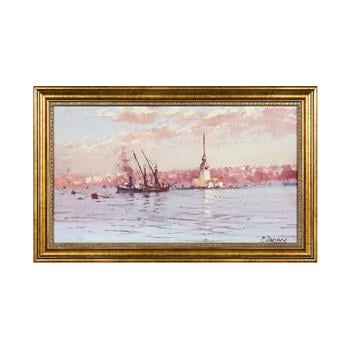 Fausto Zonaro Kız Kulesi Tablosu