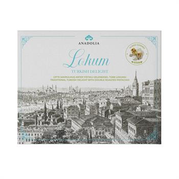 Çifte Kavrulmuş Antep Fıstıklı Geleneksel Türk Lokumu 500 g