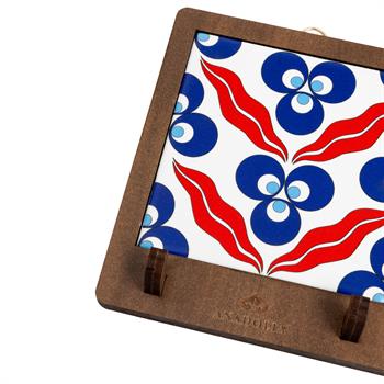 Çintemani Kırmızı Bulut Seramik Dekoratif Askılık