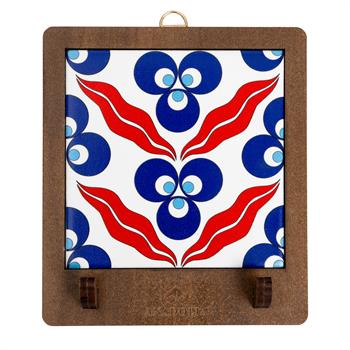 Çintemani Kırmızı Bulut Seramik Dekoratif Askılık