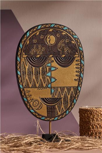 Şaman Yüz Maskesi Dekoratif Obje