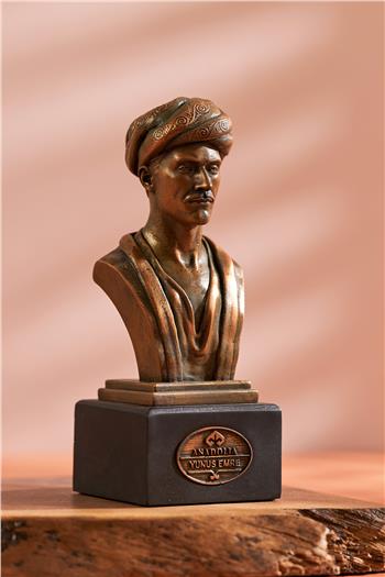 Yunus Emre Mermerit Büst Heykel