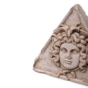Medusa Mermerit Masa Üstü Obje