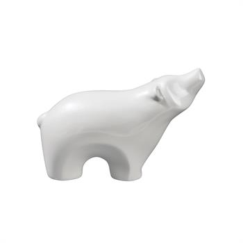 Minimal Hayvanlar Serisi Yukarı Bakan Ayı Dekoratif Obje