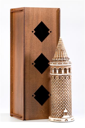 Galata Kulesi Mermerit Eskitme Büyük Boy