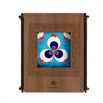 Çintemani Yeşil Zmn Anahtar Askısı Srmk Tekli 11,5x13x1cm