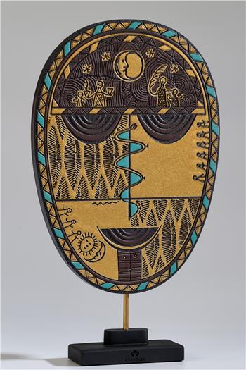 Şaman Yüz Maskesi Dekoratif Obje