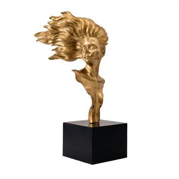 Kadın Bronz Döküm Büst