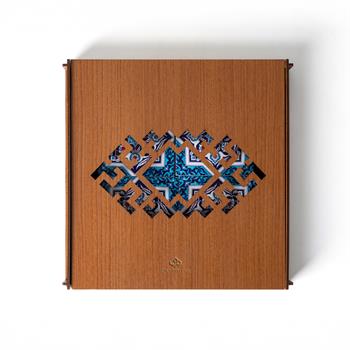 İznik Çini Desenli 4lü Seramik Bardak Altlığı