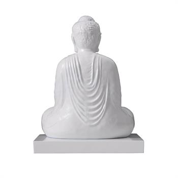 The Great Buddha Of Kamakura  Dekoratif Biblo - Beyaz