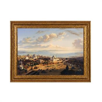 Hubert Sattler, Beyazıt Yangın Kulesinde İstanbul Tablo