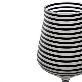 Modern Tasarımlı Çizgili 6lı Kadeh Seti