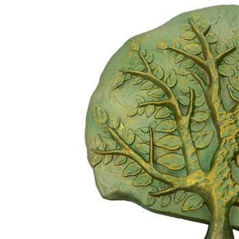 Hayat Ağacı Ahşap Kutulu Dekoratif Obje