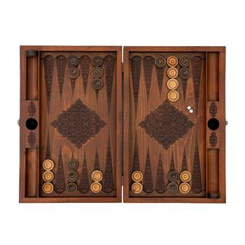 Osmanlı Motifli Ahşap Tavla