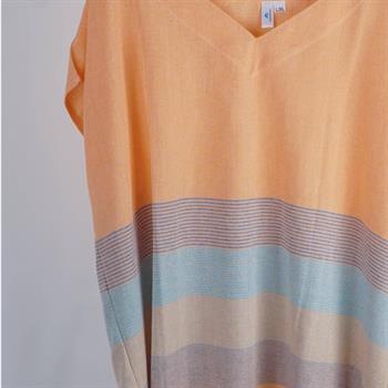 Renkli Plaj Elbisesi