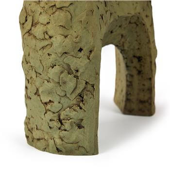 2’li Eski Çağ Taş Görünümlü Şamdan Seti