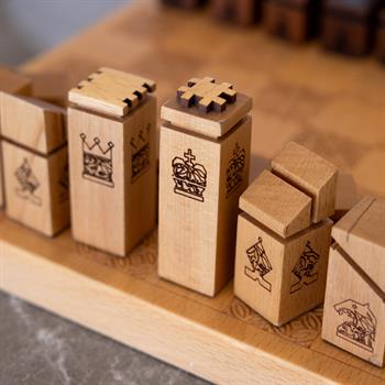 Ahşap Satranç Takımı Taş Seti