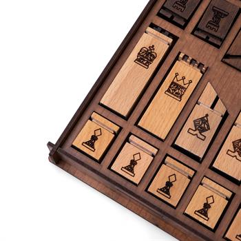 Ahşap Satranç Takımı Taş Seti