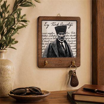 Atatürk Gençliğe Hitabe Seramik Dekoratif Askılık