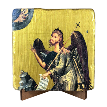 Aya Eleni Kilisesi İkonastasis Varaklı Traverten Pano