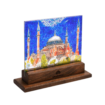 Ayasofya Camii Küçük Boy Dekoratif Cam Obje
